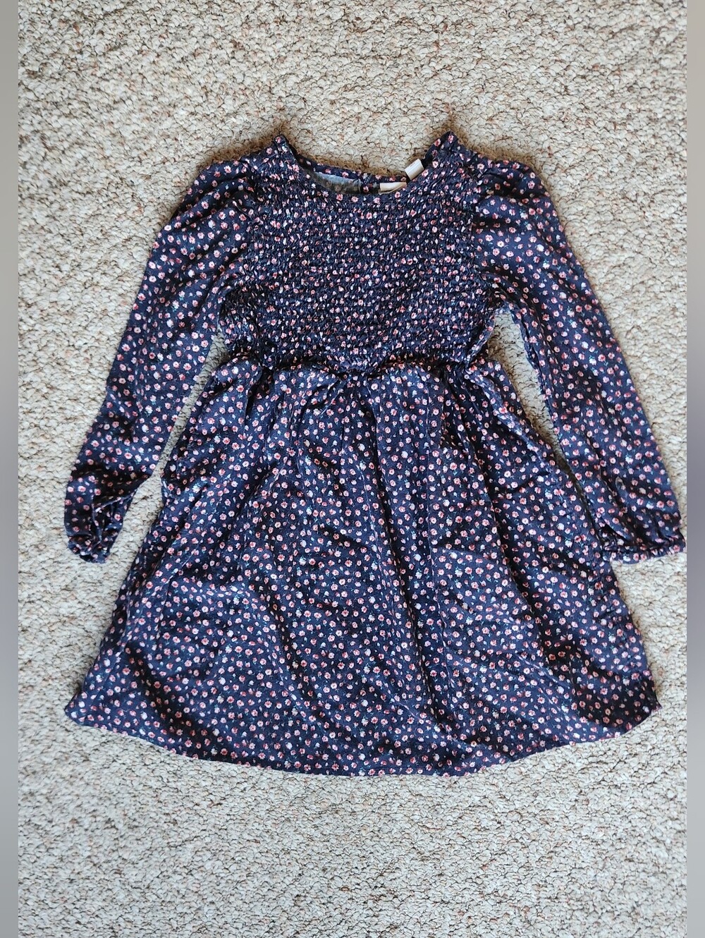 GAP Kids Floral Long Sleeve Dress